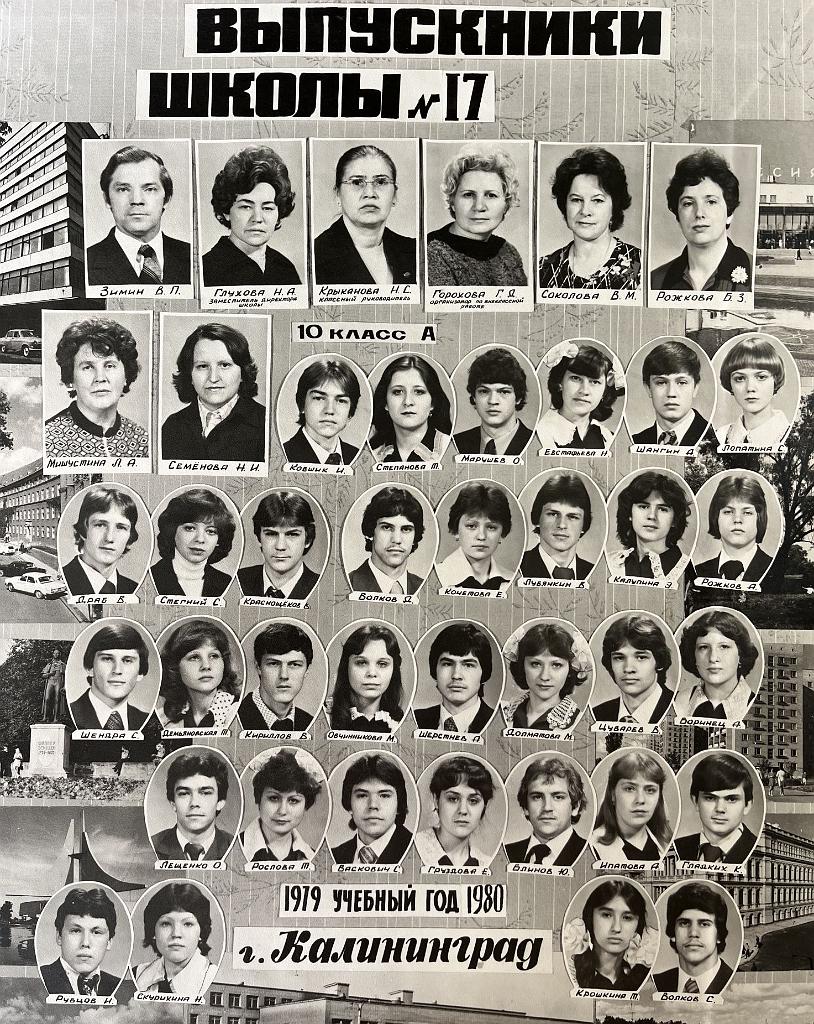 Выпуск 1980.jpg - Выпуск 10-А, 1980г.